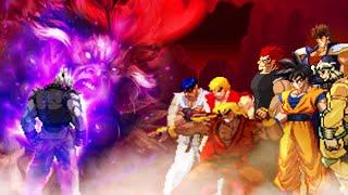 Oni Akuma Ansatsuken vs Everyone ft Yujiro, Dio, Goku, Kenshiro! Street Fighter Mugen