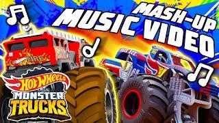 "Stronger Together" | Official Hot Wheels Monster Trucks Mash-up Music Video! 