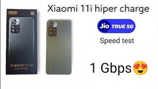 Jio 5G network speed test in Xiaomi 11i hyper charge 2023