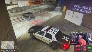 John Charleston attempts to a traffic stop in the tunnels | summit1g [NoPixel]