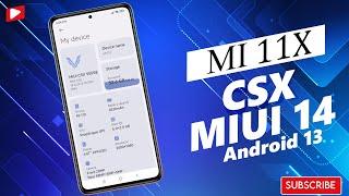 HINDI | Mi 11x MIUI 14 & Android 13 The Complete Experience | MIUI CSX Verse Install