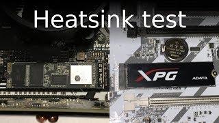 XPG SX8200 Temperature Tests - Does the heatsink actually work?