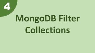 How to filter collection in MongoDB