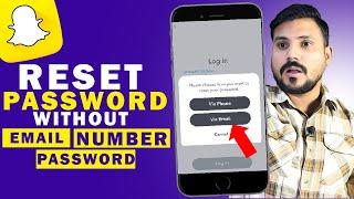 Reset Snapchat Password Without Old Password Email and Phone Number | Snapchat Password Recovery