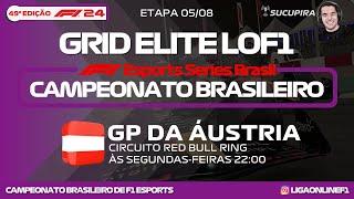 GP DA ÁUSTRIA - ETAPA 5/8 DA 49ª EDIÇÃO - BRASILEIRO DE F1 ESPORTS - GRID ELITE 1ª DIVISÃO