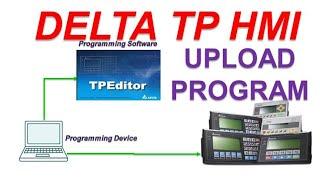 UPLOAD #delta TEXT PANEL HMI TP PROGRAM | Hindi