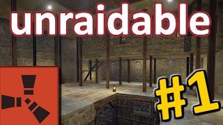 Rust unraidable constructions #1: Huge warehouse with hided wardrobe IN FOUNDATIONS!