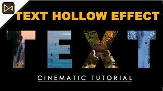 Cinematic Text Hollow Opening Effect | Video Effect | AceMovi video