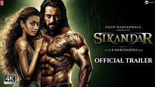 SIKANDAR: Official Trailer | Salman Khan | Rashmika | Sajid Nadiadwala | A.R. Murugadoss | EID 2025