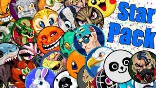 EVERY SINGLE SKIN IN AGAR.IO // STAR PACK!