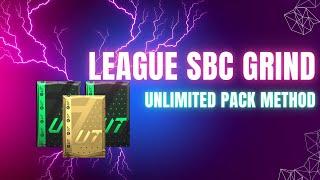 HOW I GRIND THE LEAGUE SBC TO MAKE UNLIMITED PACKS! - EAFC 24 UNLIMITED PACK METHOD