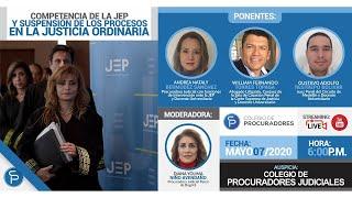 Competencia de la JEP y suspensión de los procesos en la justicia ordinaria