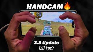 120 Fps? | 3.3 Update Best  Solo vs Squad Fastest 5 Fingers+Full Gyro Handcam In IQOONeo6 BGMI/PUBG