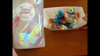 Candy haul & taste test - ASMR - Poppin Candy UK mix