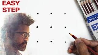 Thalapathy Vijay Drawing || Goat whistle podu Thalapathy Vijay Drawing || GOAT Thalapathy vijay