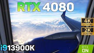 Flight Simulator 2020 - RTX 4080 DLSS 3 - 4k , 1440p | Ultra Settings