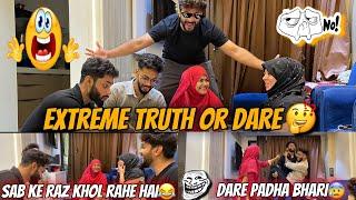 Extreme Truth Or Dare With Family| Ruhina Ko Dare Padha Bhari| Mummy Shock️| Aman’s Family