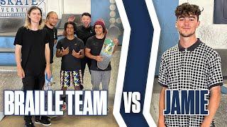 JAMIE GRIFFIN TAKES ON THE WHOLE BRAILLE TEAM | GAME OF S.K.A.T.E.R.S