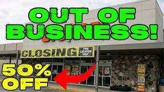 Major Retailer Out of Business 50% Store Wide!