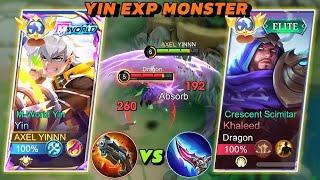 YIN SIDELANE MONSTER BUILD  | YIN VS KHALEED | BEST ONE HIT BUILD & EMBLEM 2024 | MOBILE LEGENDS