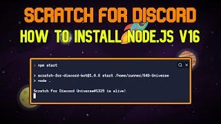 How to install Node.js v16 (and Discord.js v13) in Replit? [Read Desc]