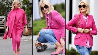 She's 53, one of the most charming women in Germany | Petra Dieners Autumn Chic Secrets Revealed 50+