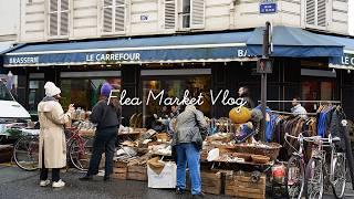 Flea market paradise⭐️A weekend treasure hunt at the 350-stall brocante in Paris｜France vlog｜