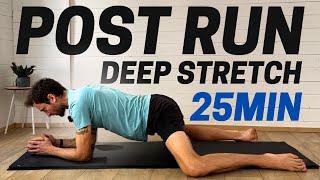 25 Min Deep Post Run Stretching Routine