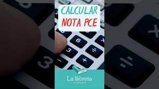 Cómo calcular nota PCE para entrar en la UNED. #estudiarenespaña #universidad #UNED #pceuned