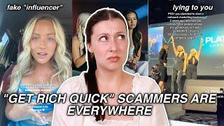 "Get Rich Quick" Scammers are EVERYWHERE! *shocking*