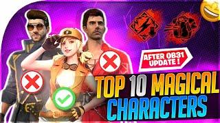 Best Characters In Free Fire 2021 | Top 10 Best Characters  After OB31 Update In Free Fire