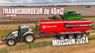  TRANSBORDEUR de 46m3 dans cette ferme de 450HA, Pourquoi ? MOISSON 2024 