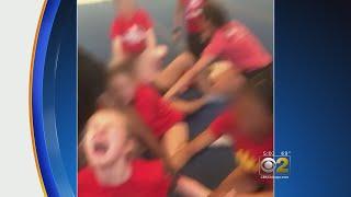 Cheerleader Forced To Do Splits