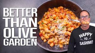 AN INCREDIBLY EASY / DELICIOUS ONE PAN DINNER (BETTER THAN AT OLIVE GARDEN!) | SAM THE COOKING GUY