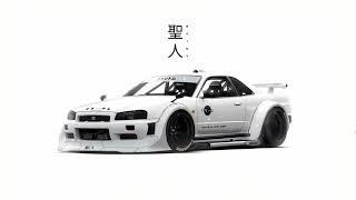 White GTR R34 wallpaper