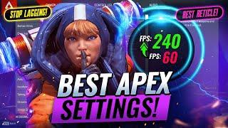BEST APEX LEGENDS SETTINGS! SEASON 11 (Apex Legends FPS BOOST & Visibility Settings You MUST Change)