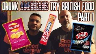 Drunk Americans Try British Food | Part 1 | Twiglets & More