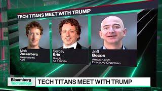 Trump Marvels at Tech Titans' Attention