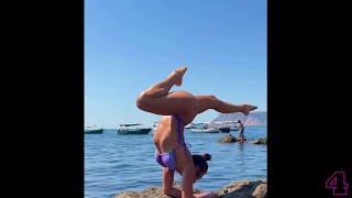 TOP 5 - kharinamarina - Stretch and Split Videos Compilation #flexible #flexibility #yogagirl #yoga
