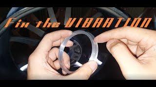 MOD // How to install Hub Centric rings FIX VIBRATION // Shaky steering wheel.