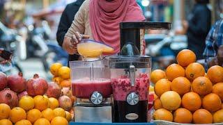 Refreshing Roadside Juice|famous Kabul street food #afghanistan