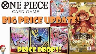 BIG PRB-01 Price Update! Prices Falling! Most Expensive Cards! (One Piece TCG News)