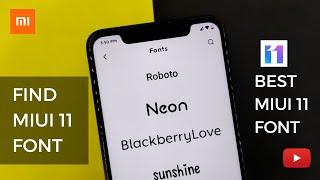 Miui 11 How To Find Best New Fonts On Any Xiaomi Device | Most Awaited Fonts