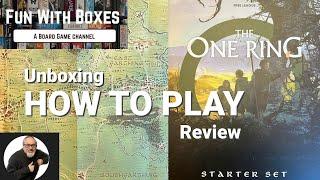 The One Ring RPG Starter Set | Unboxing, How to Play & Review | Free League Publishing | LOTR