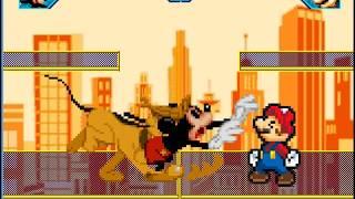 mugen battle 23 Mickey Mouse vs Super Better Mario