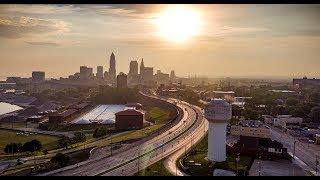 Early Morning Burn in Cleveland, OH • 4K Drone • DJI Mavic Pro