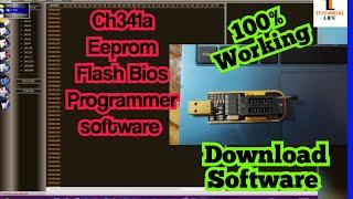 ch341a programmer software download for PC | usb bios chip programmer ch341a | eeprom ch341 a usb |