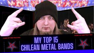 ▶️My Top 15 Chilean Metal Bands◀️