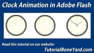 Animated Clock in Adobe Flash