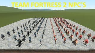 TEAM FORTRESS 2 NPC's GMOD-FIGHTS